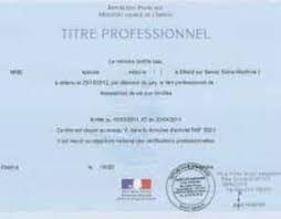 Titre professionnel